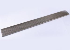  Professional V- Shaped Wedge Wire screen Panel For Long Linear Floor Drain Manufactures