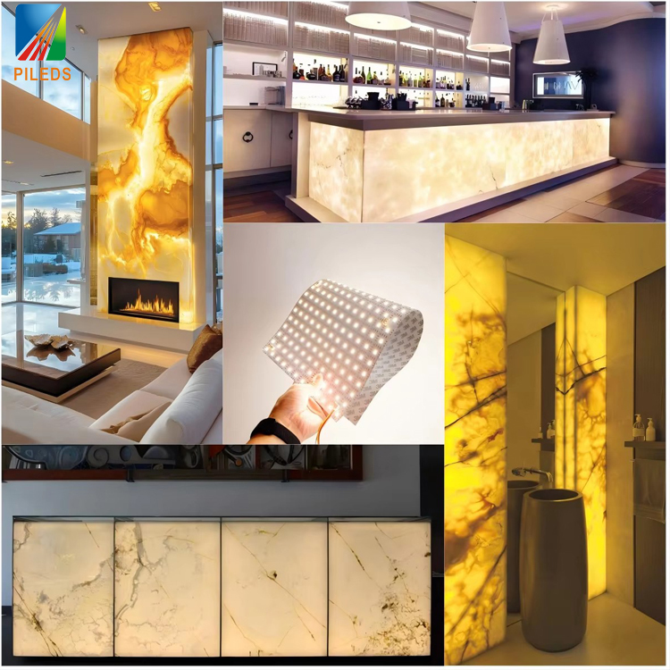 36W Ultra Thin LED Sheet Panel High Density PMMA Acrylic Backlight for Stone