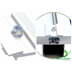 Anodized AL 6005-T5 Ground PV Mounting Systems MetisGM Light - Weighted