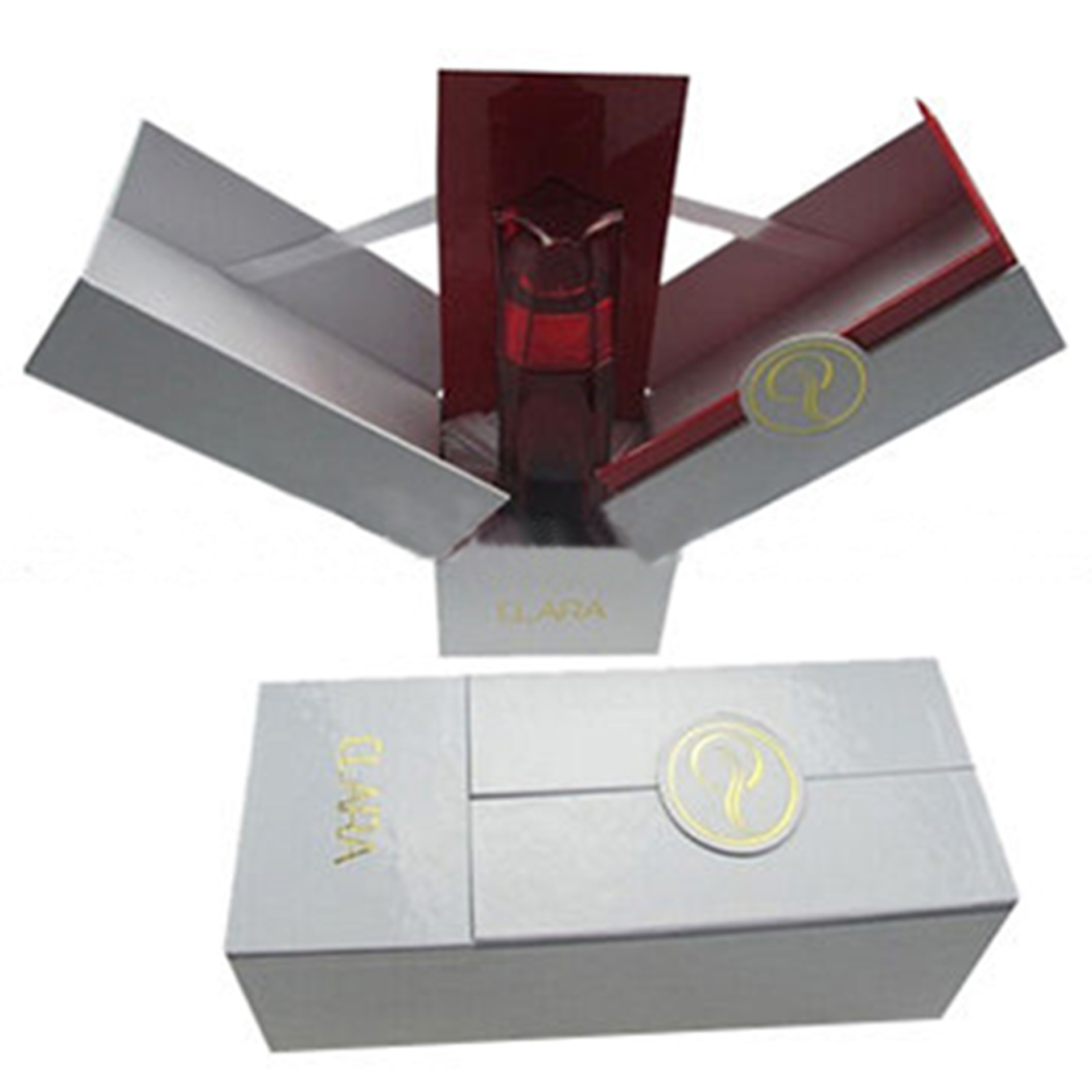 CMYK Perfume Packaging Box Hinged Lid Custom Perfume Boxes