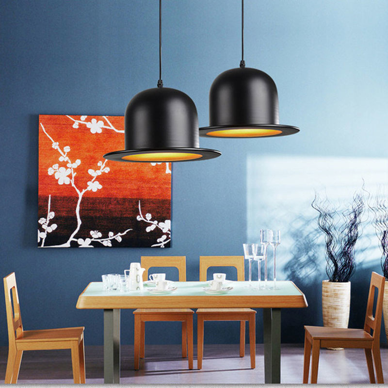 Retro top hat shape LED E27 Pendant Light for home improvement bedside restaurant lights（WH-VP-158）