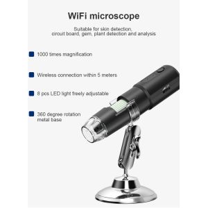 1000X Wifi Electron 480P USB Camera Microscope