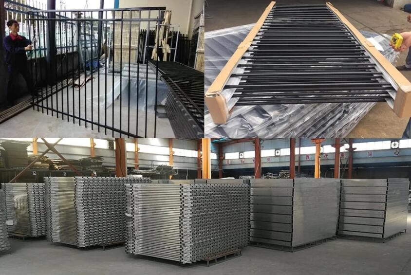Heat Treated 3m High Wrought Iron Steel Fence ISO14001