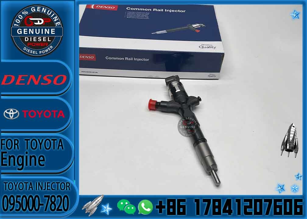 Common Rail Inyectores Diesel auto engine systems Fuel Diesel Injector 23670-39265 095000-7820 For Toyota 1KD-FTV