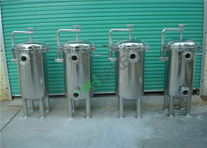 Water Filtration Cartridge Filter Housing Stainless Steel 304 316 Material