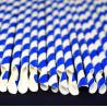 Buy cheap Earth Friendly Paper Spoon Straws Non Toxic Disposable Blue Paper Straws from wholesalers
