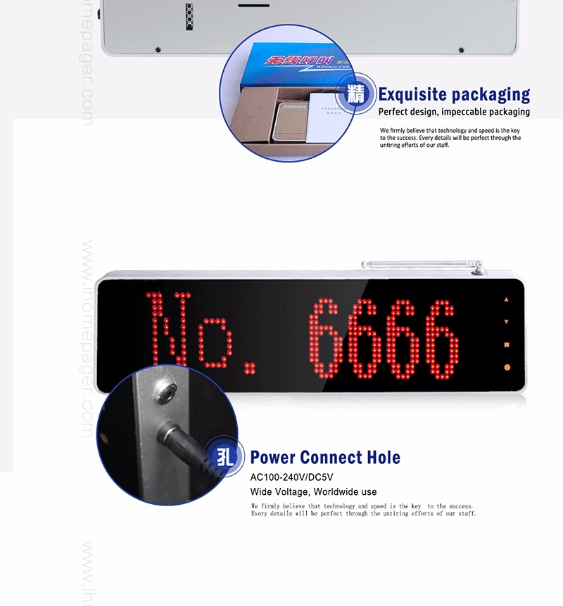 Hot selling queue system good quality LED queue system/wireless queue