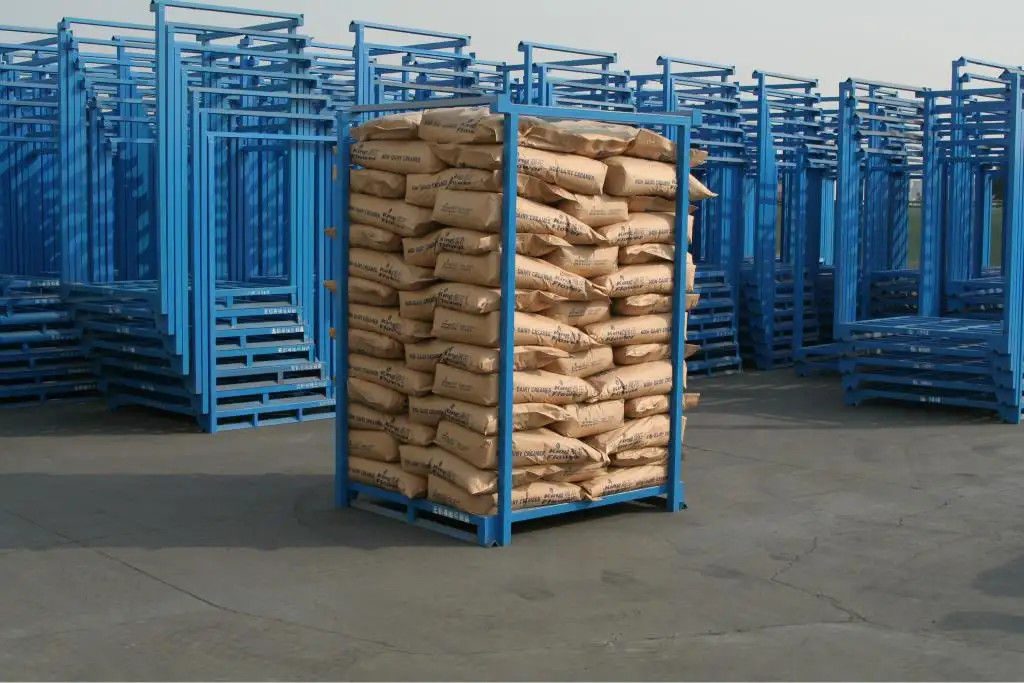 Vertical Type Tire Stacking Rack Shelf Stackable Stack Racks For Warehouse