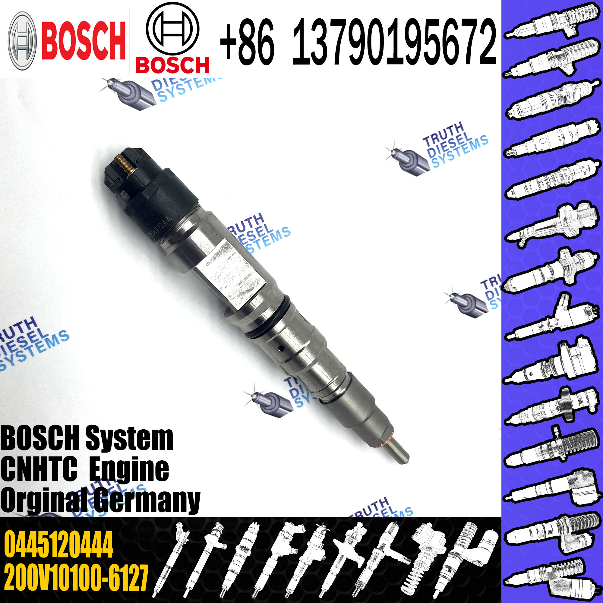 High Quality Diesel Engine Injector 0445120442 0445120443 0445120444
