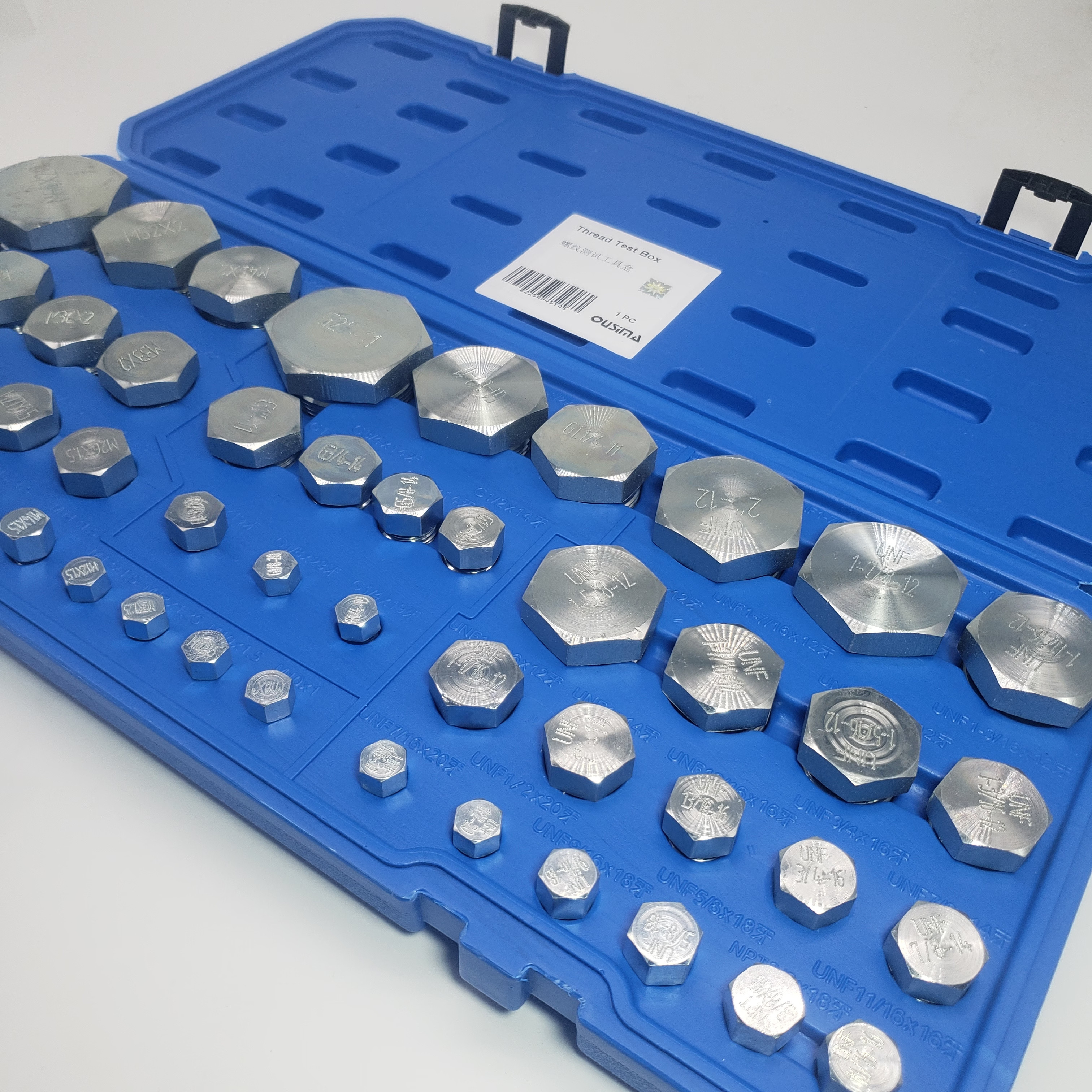 Thread Test Tool Box Hydraulic Oil Pipe Joint Thread Measurement Tool