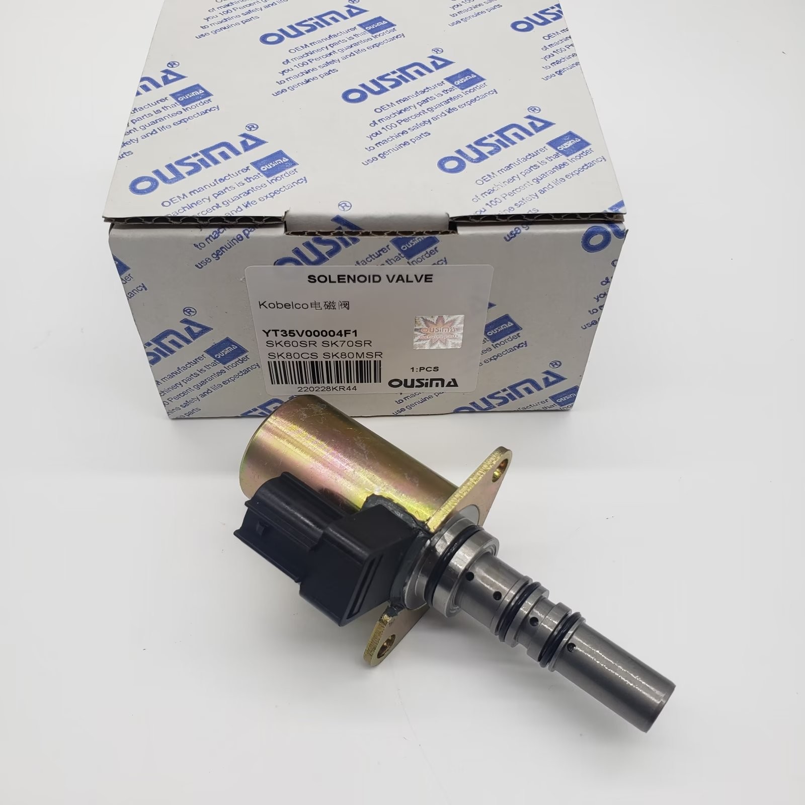 YT35V00004F1 Hydraulic Pump Solenoid Valve For KOBELCO SK60SR SK70SR SK80CS SK80MSR