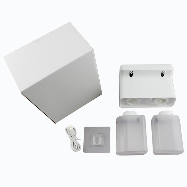 Office Plastic Automatic Soap Dispenser 600ML 1200mAh Usb Rechargeable