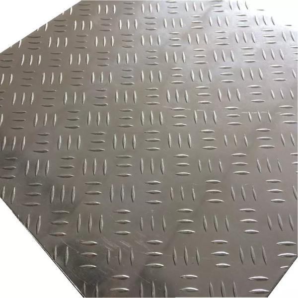 Thin Aluminum Diamond Plate Sheets / Aluminum Checkered Plate and Diamond Sheet
