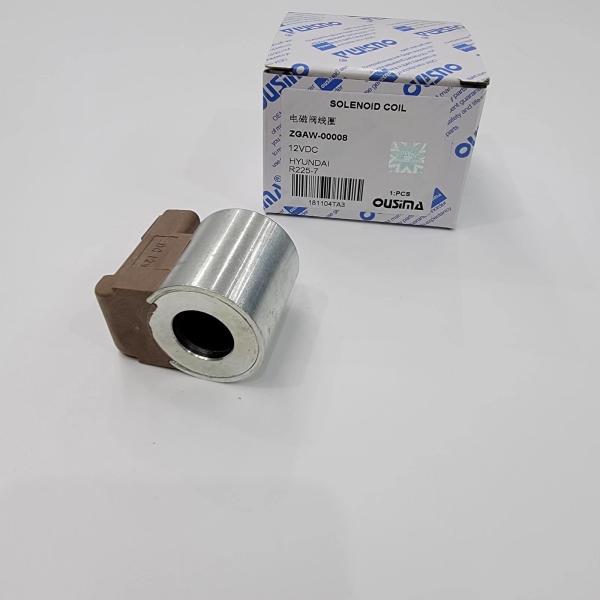 Solenoid Valve Coils ZGAW-00008 12 VDC For Hyundai R210LC-7H R225-7 R320LC-97