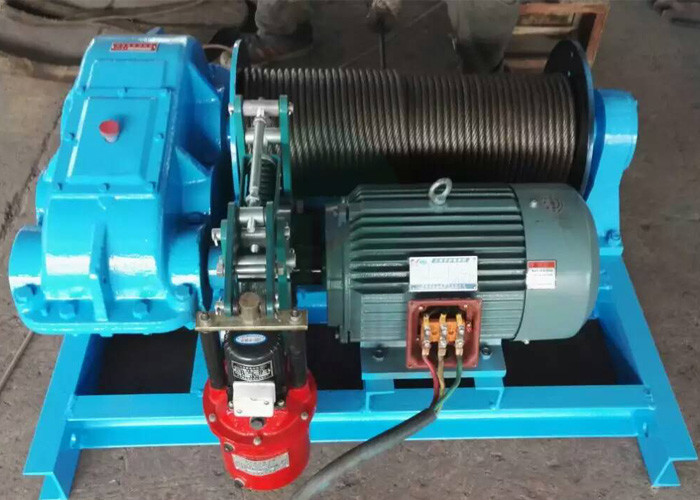 jk fast speed cargo handling cable pulling winch for pulling material and cargo