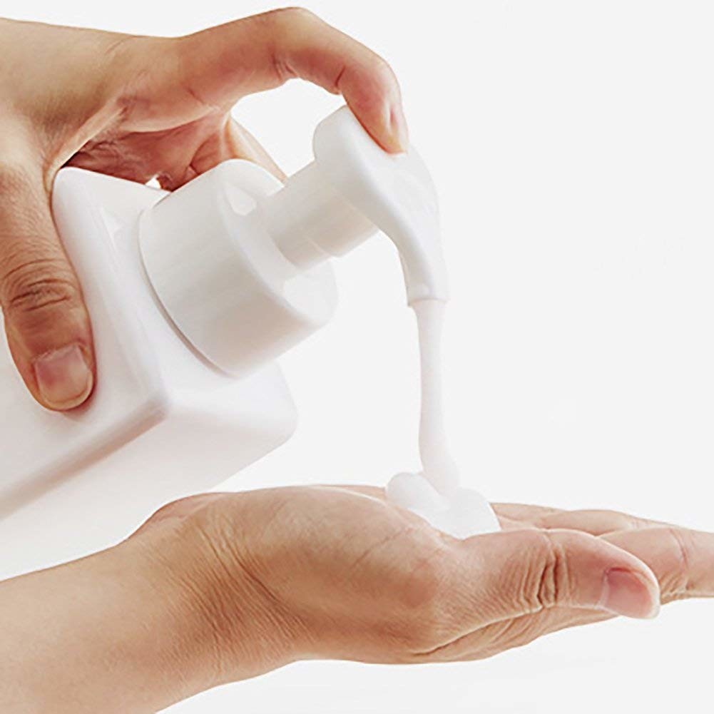 Sturdy Reusable Foaming Soap Dispenser White Pump Assembly With Bottle
