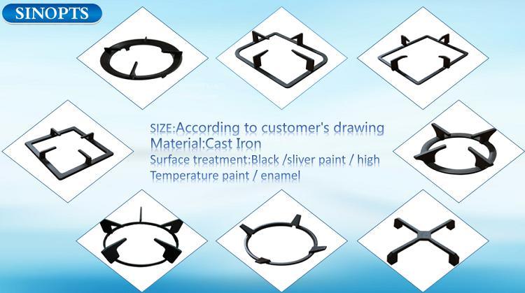 Sinopts Cooking Gas Accessories and Steel Grill and Pan Support for Camping LPG Gas Cylinder