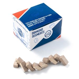 Customized 24*8*13mm Marble Tip Diamond Segment for Soft and Hard Cutting in