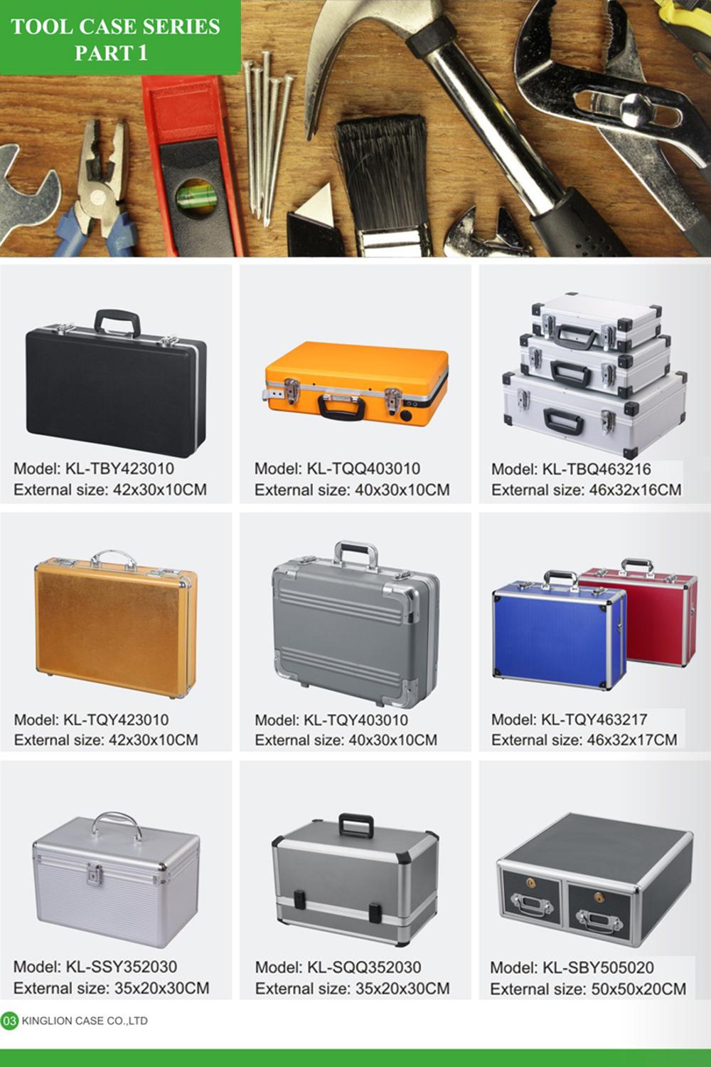 Hard Blue Aluminum Laptop Case Fireproof Integrated Forming For Travel