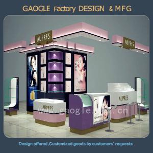  top quality Shopping mall supply mac makeup cosmetic display showcase Manufactures