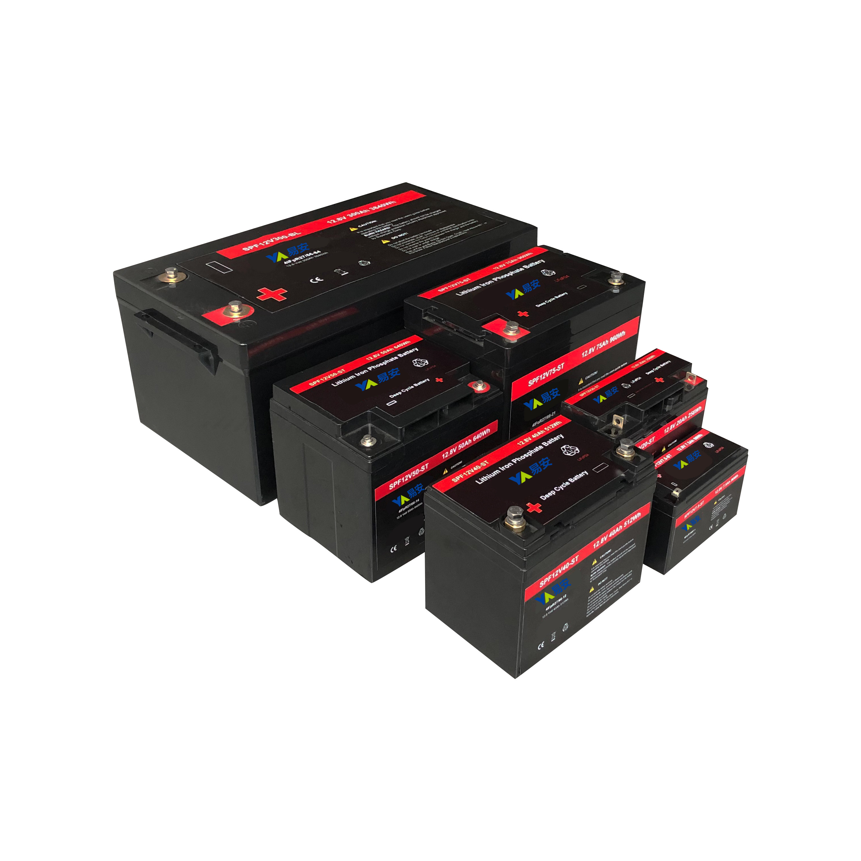 LiFePO4 battery pack 12V 12.8V 300Ah sealed lead acid replacement rechargeable lithium battery