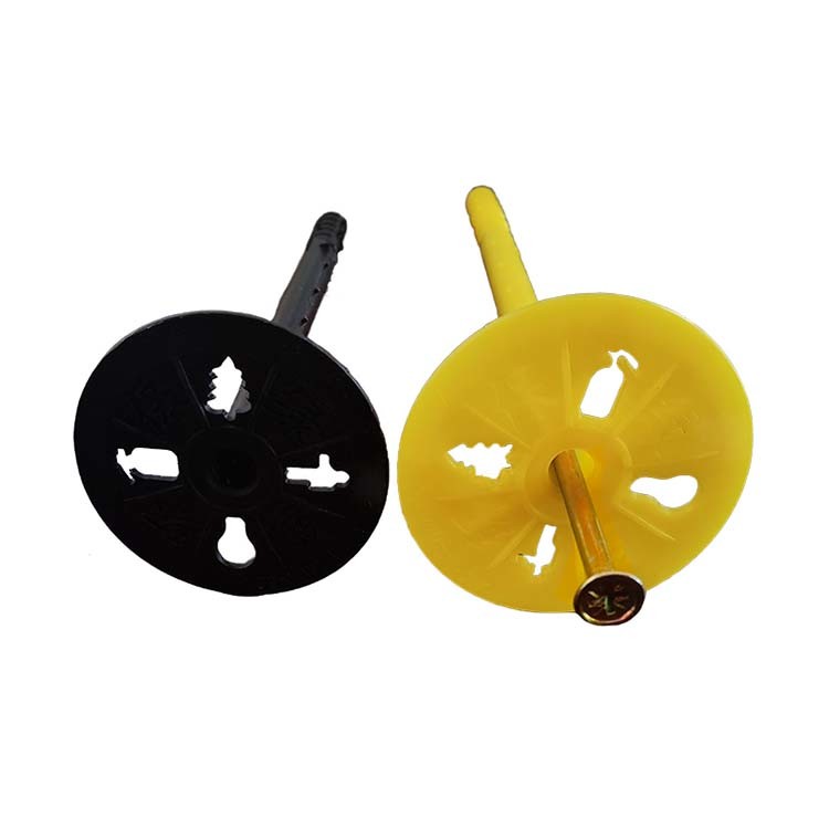 Small Red Hat Plastic Insulation Anchors For Construction Industry Anti Aging