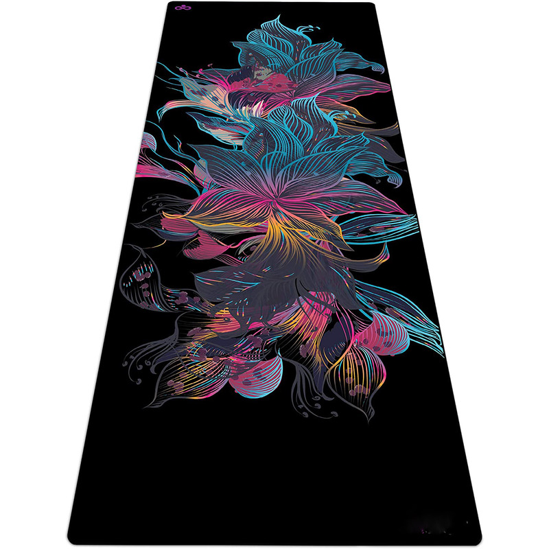 Minglu YM-015 Custom Design Non-Slip Rubber Yoga Mat Eco Friendly Exercise & Workout Mat  Pilates and Floor Exercises