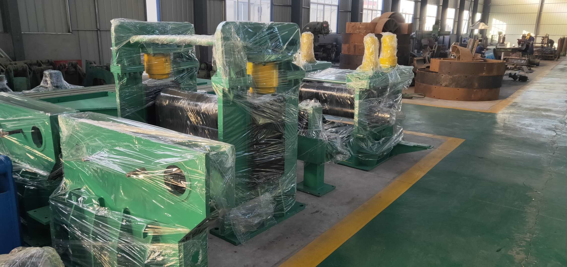 High Frequency Pipe Mill Machine , 219-820 MM Welded Pipe Production Line