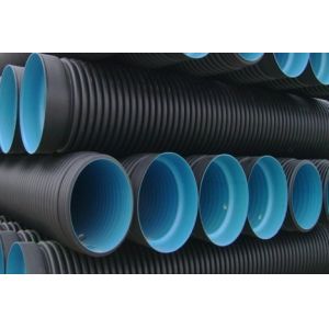 China HDPE double wall corrugated pipe on sale