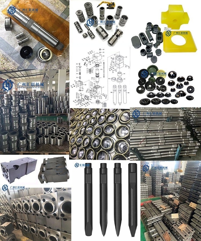 TOKU Excavator Repair Parts Hydraulic Rock Breaker Hammer TNB7J Piston 1