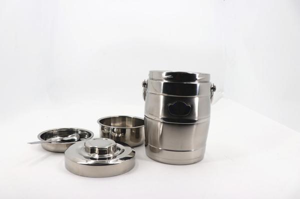 Food Grade Stainless Steel Bento Lunch Box , Stainless Steel Food Containers 1