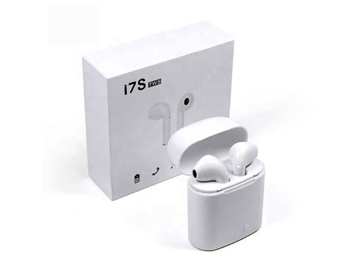 BT5.0 Mobile Phone Headset I7 Mini 40mah Sport Earbuds With 300mah Case