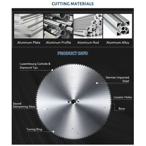 Width 4mm Welded PCD Circular Saw Blades Practical Multipurpose
