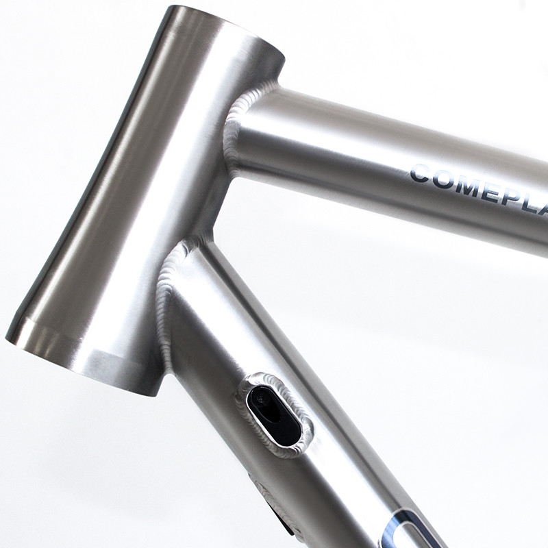 Ti3AL2.5V Titanium Road Bike Frame Gravel Bike Frameset Tapered Headset
