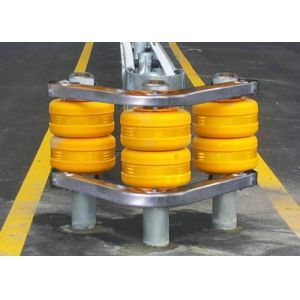 Modular Design Cushion Rolling Road Barrier For Intersection Crossing Road