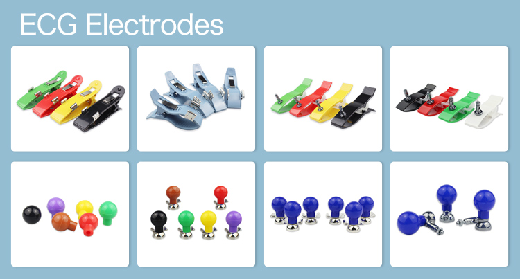 Customized Children Limb Clamp Ecg Electrodes Pediatric Class II Flexible
