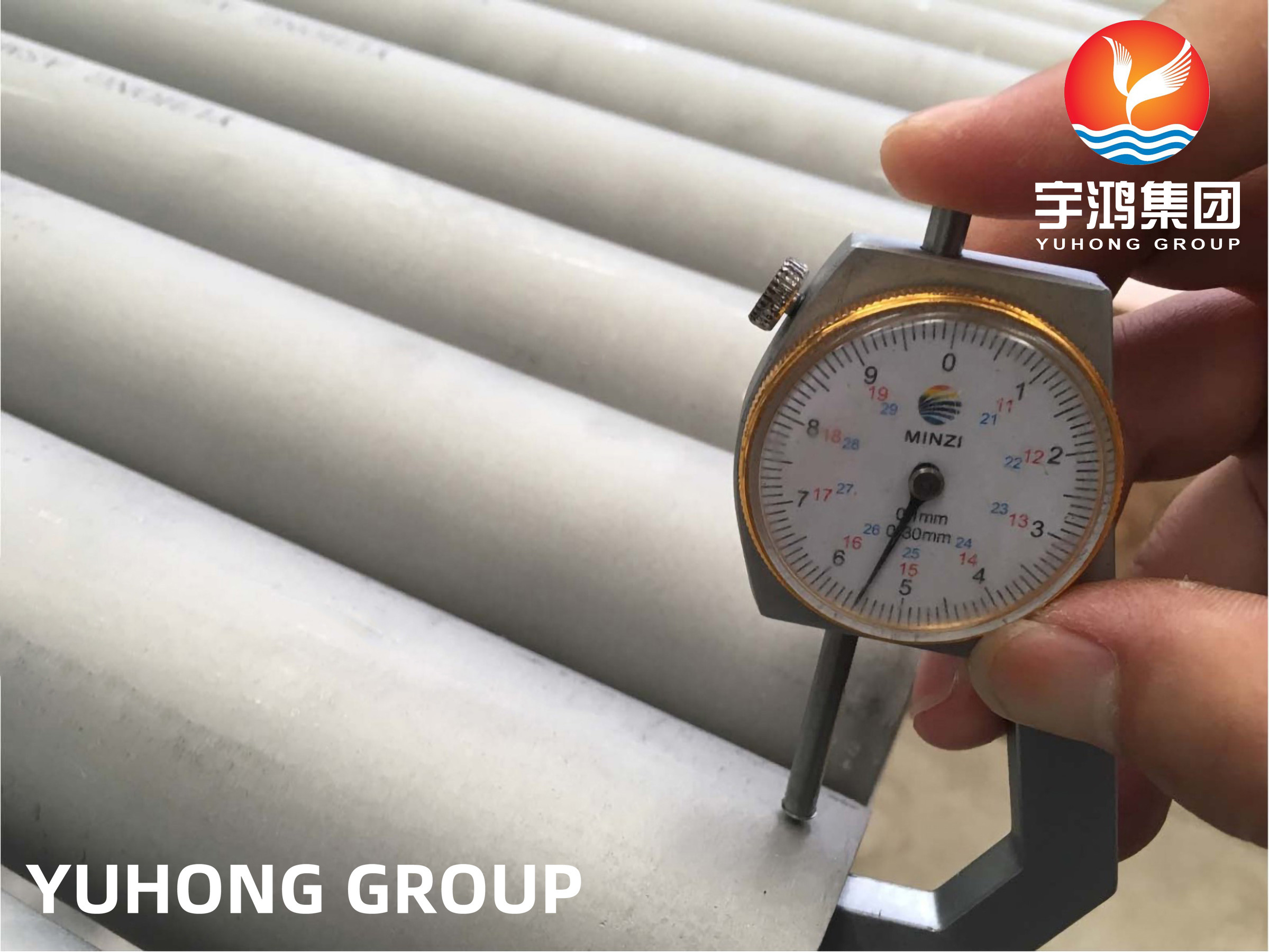 ASTM B677 UNS N08904 Nickel Alloy Steel Seamless Round Tube For Boiler