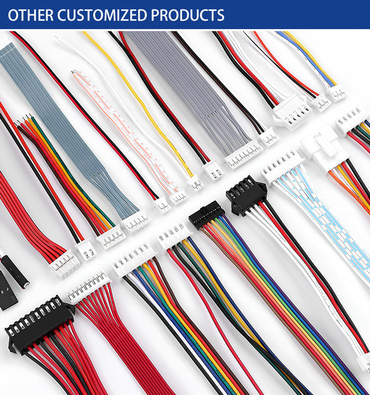 OEM ODM Combination Customized Harness Cable 4P Pitch 2.54mm 280359-0 To CE100F22-2 Cable Connector