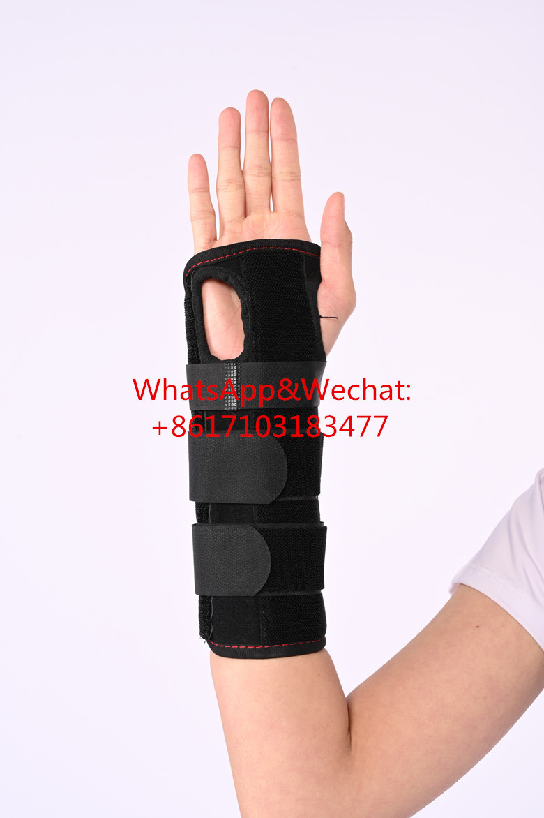 Double Holes Left and Right Hand Wrist Splint Ambidextrous Wrist Support Brace