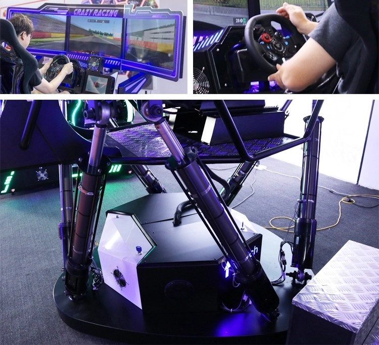 Park Simulation Rides Vr Racing Simulator , Car Motionvr Driving Simulator