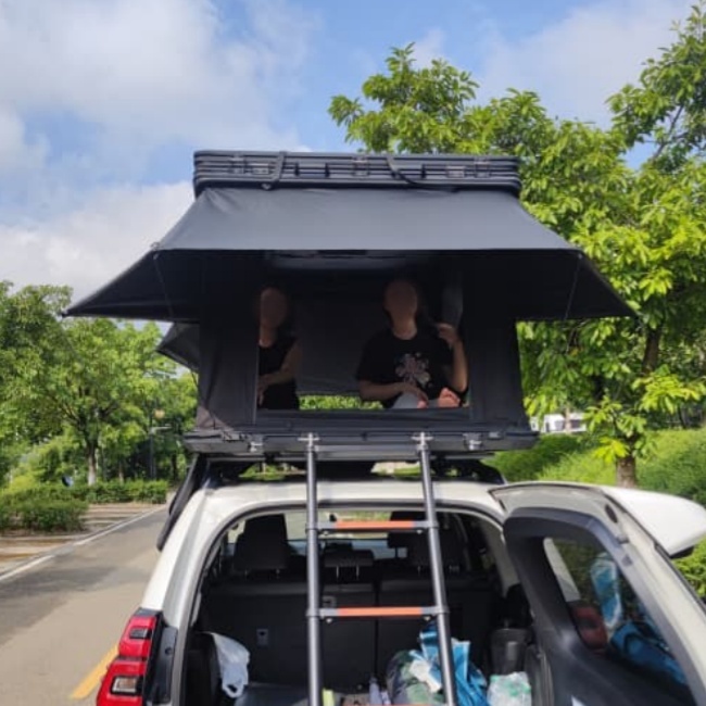 2-3 People Z Rooftop Tent Aluminum Alloy Rooftop Tents For Vehicles