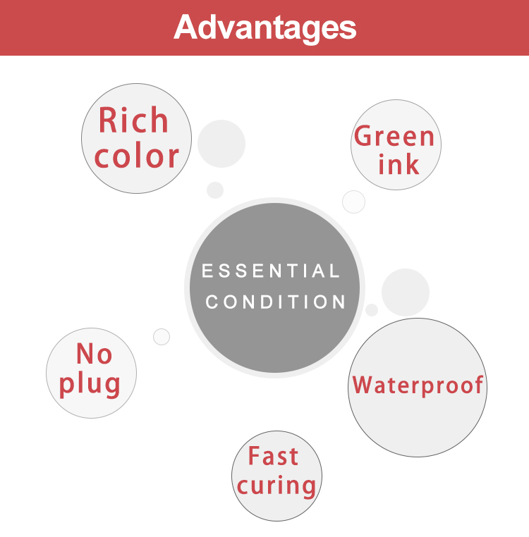 250ML No Plug UV Printer Ink Low Smell Led Uv Curable Ink For Epson R330 L800 L805