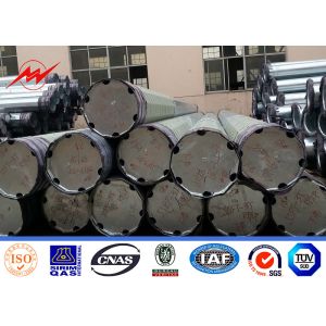  14m Gr65 Bitumen Burial Turn Steel Utility Pole Tubular Triangular Angular Lattice Manufactures