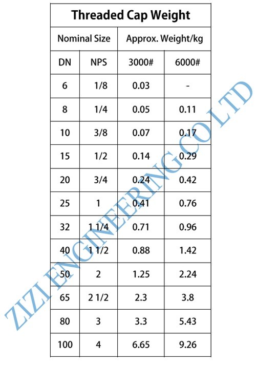 3 / 4 " Class 3000 Forged BSPP Pipe Fittings , ASTM A182 F5 Pipe End Cap