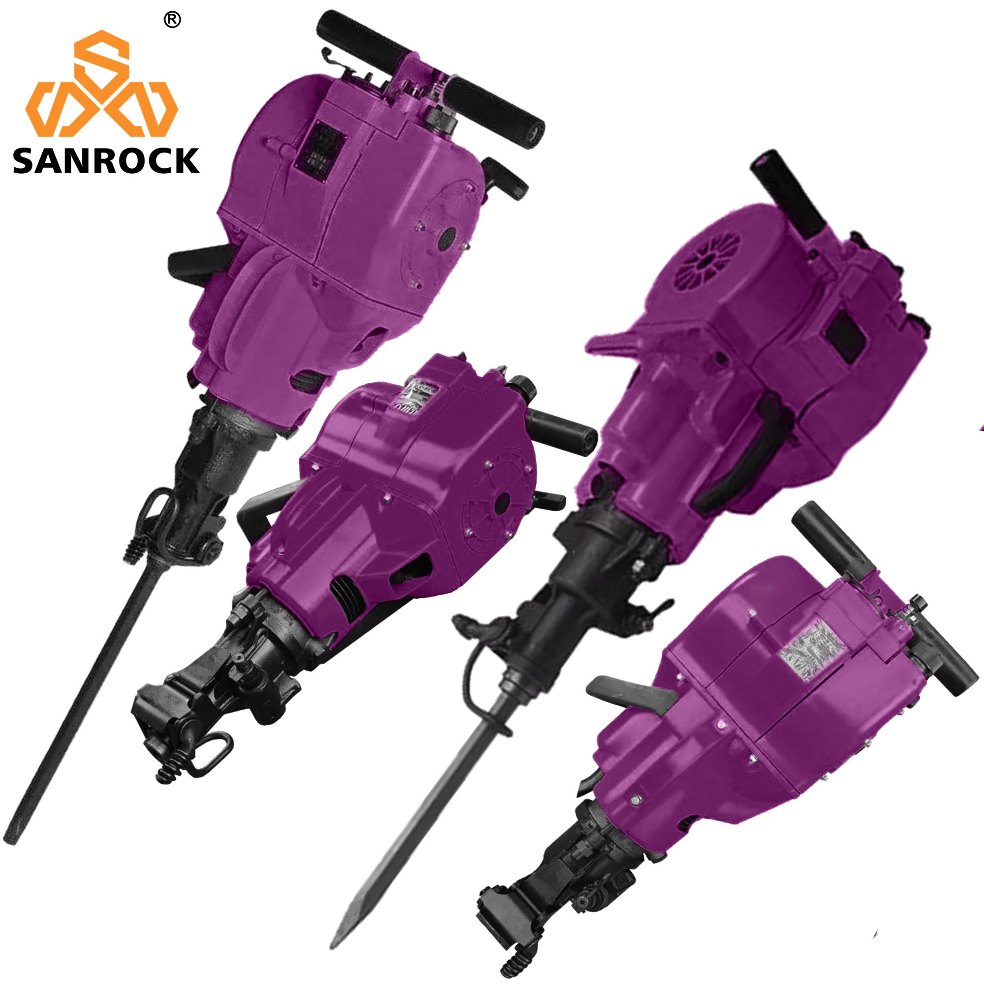 Rock Drilling Machine Construction Equipment Gasoline Rock Drill Hydraulic Jack Hammer