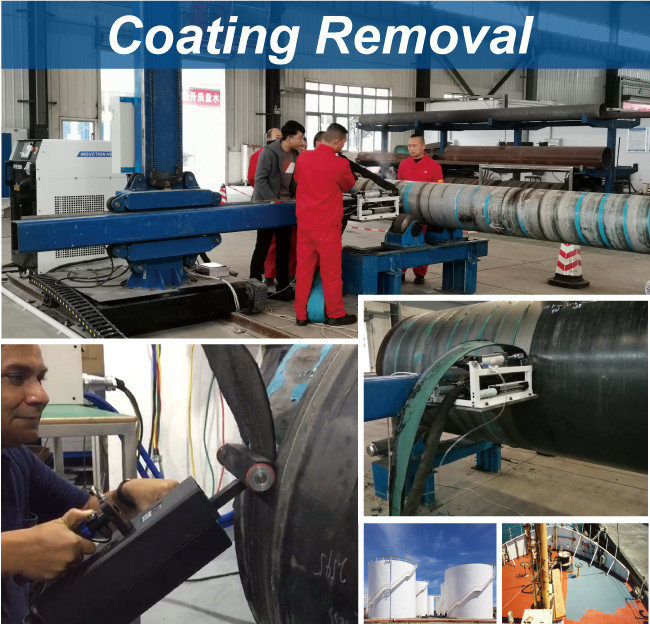 Low Power Consumption Induction Coating Removal With High Surface Cleanliness