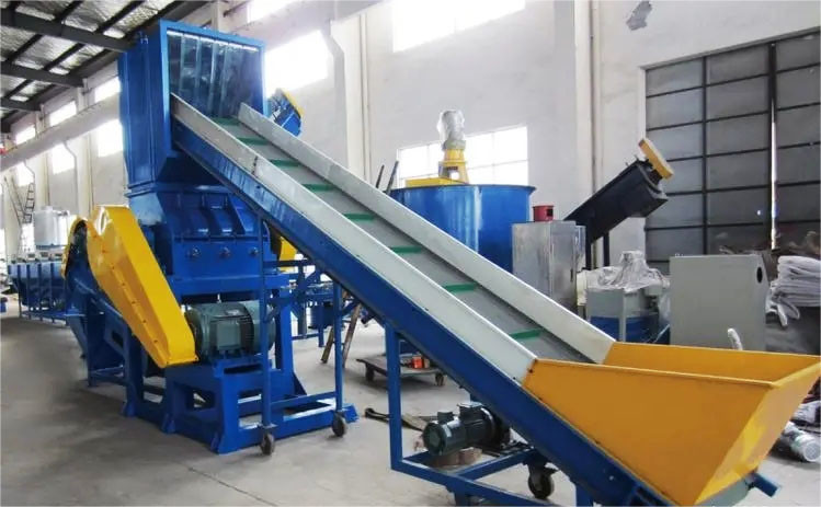 Plastic PET Bottle Recycling Plant Crusher Washing Production Line 80kw