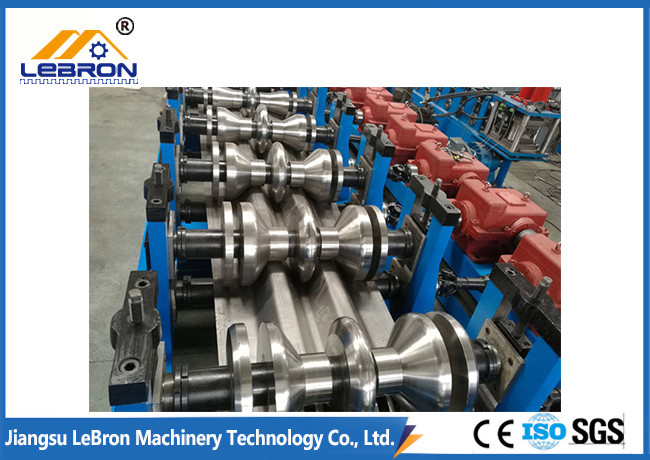 Long Time Service PLC Control Automatic Storage Rack Roll Forming Machine Hydraulic Cut