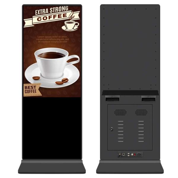 43 49 Inch Floor Standing Digital Signage Advertising Player Equipment For