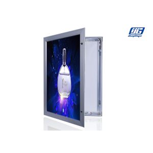 Wall Mounted Display Lockable Light Box Sign Illuminated Rectangular